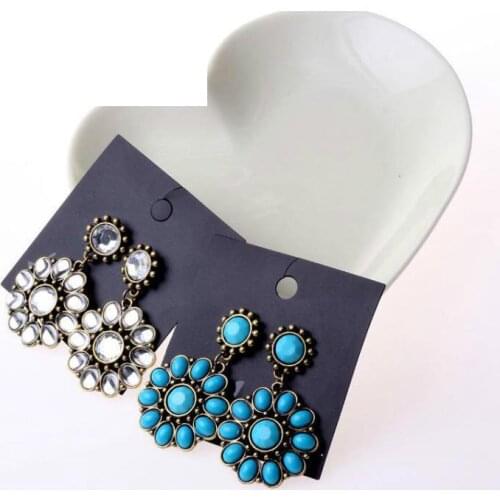 Korean Fashion Exaggerated Simulation Sunflowers Beautiful Multicolor Earrings Wholesale And Retail