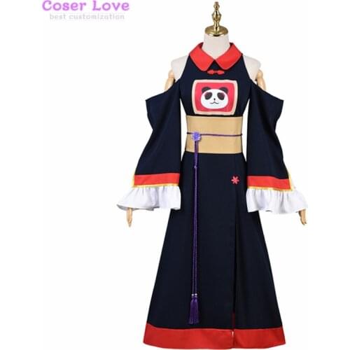 Dropkick On My Devil!/Jashin-chan Dropkick Jiangshi zombie Cosplay costume Halloween Christmas party costume