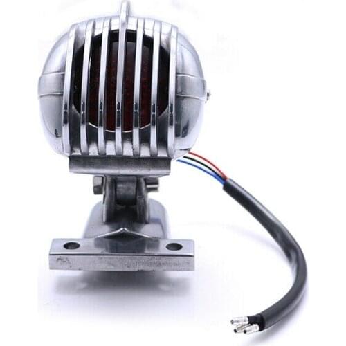 Grille Cover Bottom Mount Microphone Style Brake Tail Light For Harley Sportster