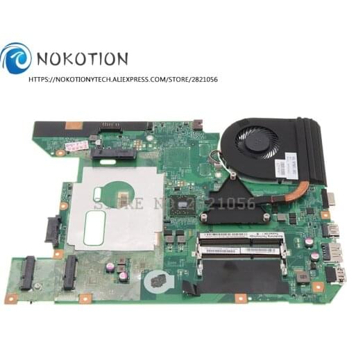 NOKOTION 48.4PN01.021 Mainboard For Lenovo IdeaPad B575 B575E Laptop Motherboard DDR3 CPU onboard+heatsink