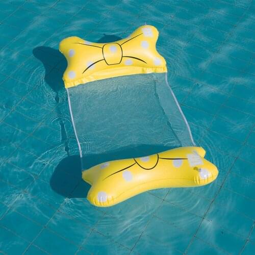 Swimming Mattress Inflatable Swimming Rings Summer Pool Lounge Bed Water Hammock Recliner Pool Floater Water Party