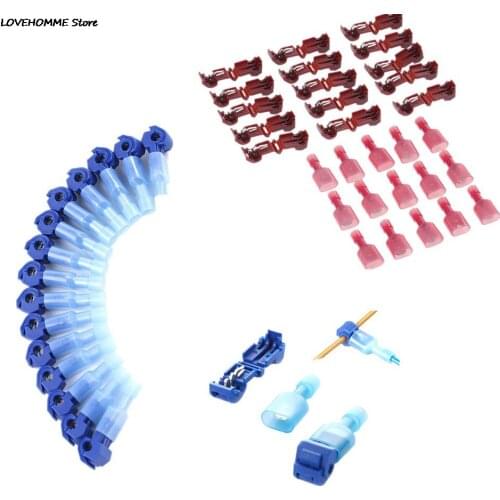 30PCS(15set) Wire Cable Connectors Terminals Crimp Scotch Lock Quick Splice Electrical Car Audio Kit Tool Set