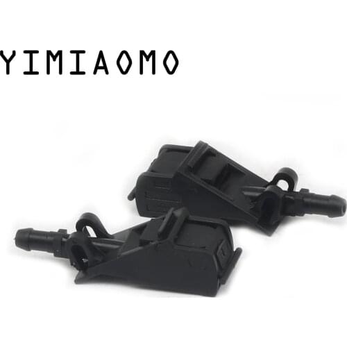 New Pair Windshield Washer Spray Nozzle 6E0 955 985 For VW Golf Jetta MK4 Beetle Passat B5 Touareg Transporter Skoda Rapid Seat