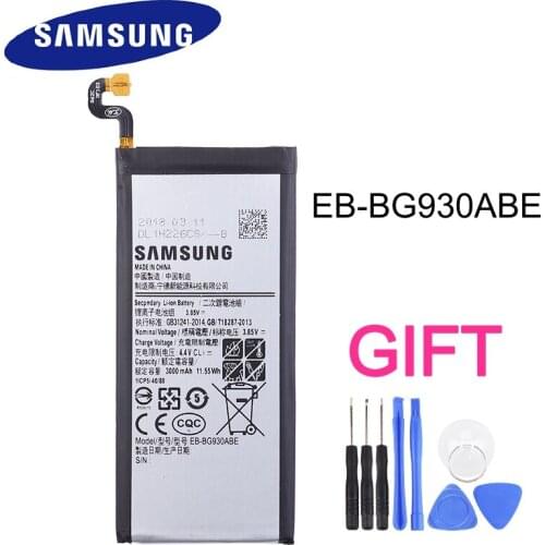 EB-BG930ABE Original Battery For Samsung Galaxy S7 G930 G930F G930FD G930W8 Replacement Mobile Phone Battery 3000mAh