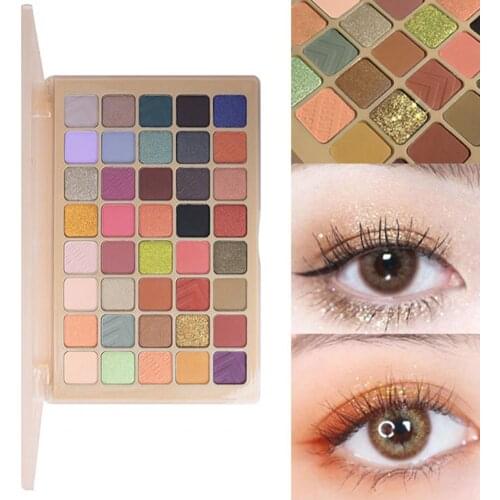 Eye Shadow Plate Easy to Apply Non-caking Stylish Dream Utopia Forty Color Eyeshadow Palette for Girl