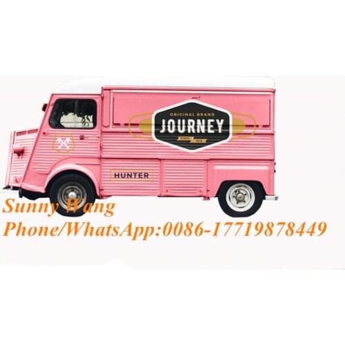 Mobile Food Truck Trailer Hot Dog Bubble Tea Coffee Cart Electric Car Street Food Vending Kiosk Van For Sale