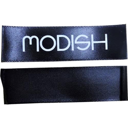 Custom printed cloth label /woven clothes label/apparel tag