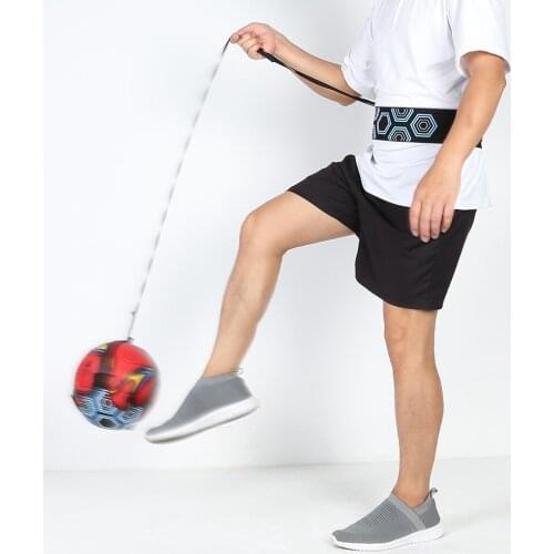 Practical Football Equipment Kick Practice Training Soccer Trainer Durable Multi-functional Adjustable Waist Belt