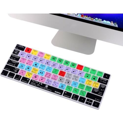 XSKN for Adobe After Effects Functional Shortcut Hotkeys Silicone Keyboard Cover Skin for Apple iMac Magic Keyboard (MLA22LL/A)