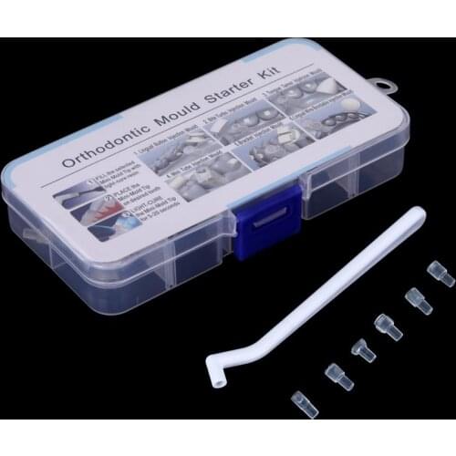 Dental Orthodontic Mould Starter Kit Ortho Injection Mould kit for Bracket Lingual button Tongue Tamer Accessories