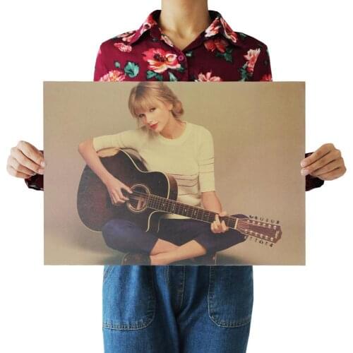 Taylor Vintage Poster Classic Anime Movie Wall Sticker Bar Cafe Home Decor Painting