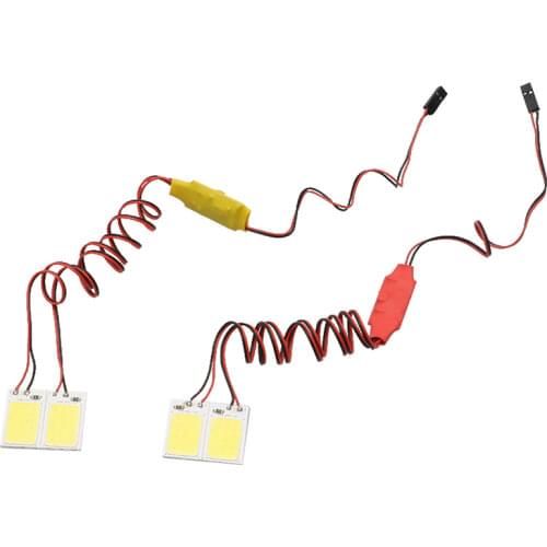 Strobe Flashing LED Light Dual Flash Waterproof DIY Lamp 12V Power Supply Navigation Night RC Car/Boat/Airplane Accessories