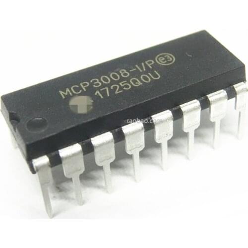 10/PCS LOT MCP3008-I/P MCP3008 DIP16 100% new original