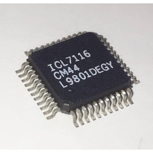 2piece) ICL7116CM44 ICL7116 QFP44 Marca original novo