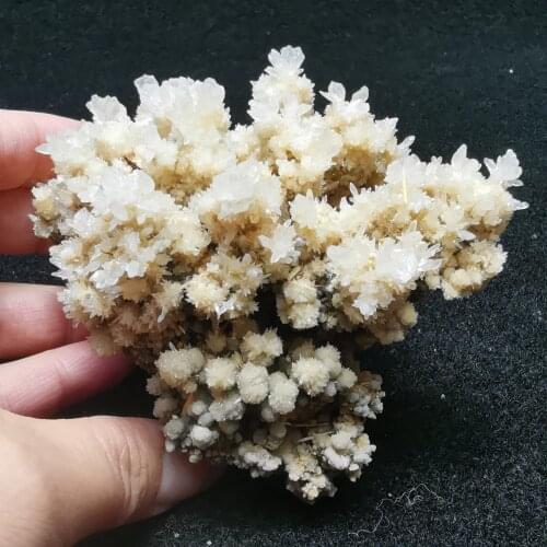 242gCelebrity! 100% natural crystal calcite mineral healing ring vein teaching stone home decoration quartz gem collection