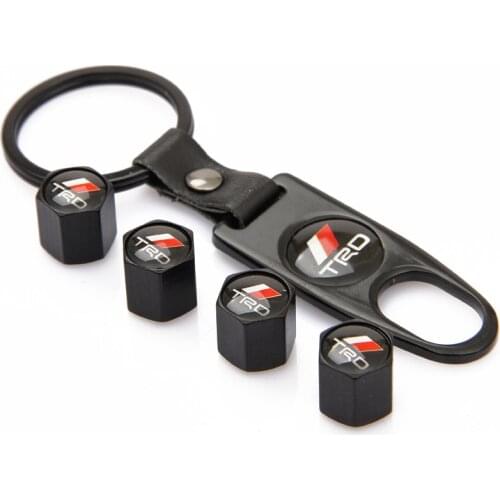 4Pcs/Lot Soft Clay Car Tire Valve Caps trd Dustproof Caps Car Accessories for reiz Screw cap/bolt