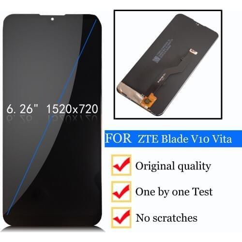 6.26" NEW Original For ZTE Blade V10 V 10 / ZTE Blade V10 Vita LCD Display With Touch screen Digitizier Assembly parts Accessory