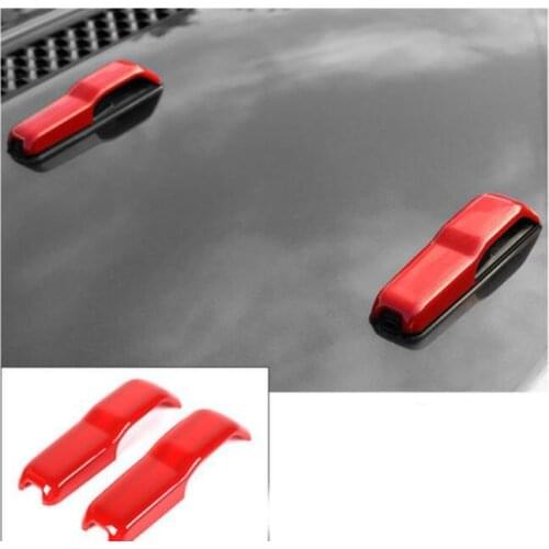 ABS Front Hood Water Spray Nozzle Panel Cover forJee Wrangler JL 2018-2019