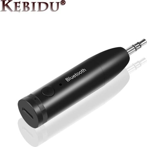 Kebidu Bluetooth Receiver Adapter For Car Bluetooth 5.0 AUX 3.5mm Music Bluetooth Audio Receiver Handsfree Call For Car Kit