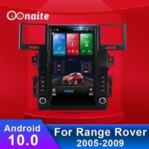 Oonaite Android Radio recorder For Land Range Rover 2005-2009 Car Multimedia Player Stereo head unit Tesla Style GPS Navigation
