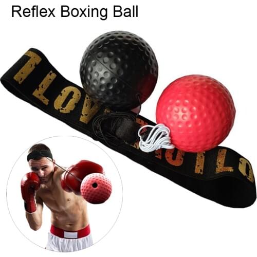 Fighting Speed Training 2 Punching Ball Boxing with Headband Muay Tai MMA Ultimate Reflex Ball Exercise Equipment Accessories