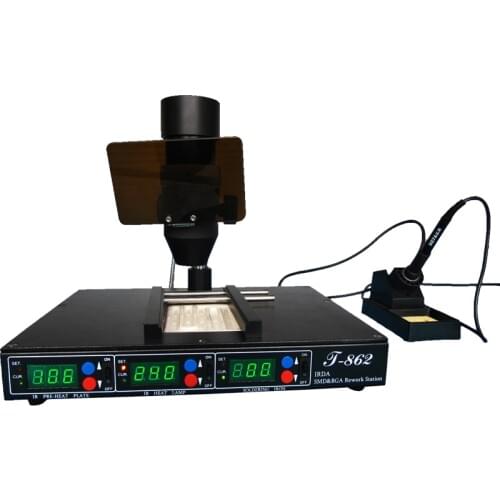 Infrared Rework Reflow Soldering Station BGA SMD SMT desoldering Rework Station PUHUI T-862
