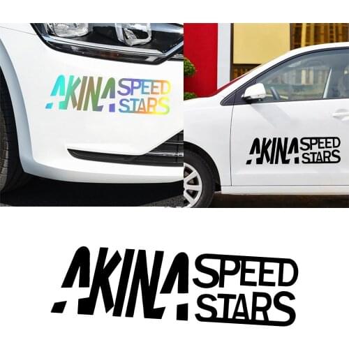 Fashion AKINA SPEED STARS Car Sticker Funny Vinyl For Car Automobile Stickers Cars Accessories Removable Waterproof Glue Sticker