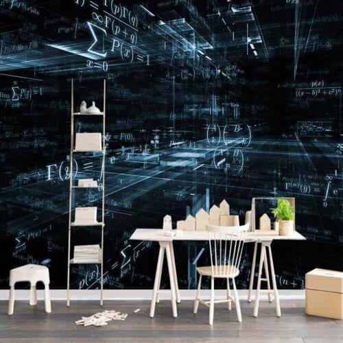 Milofi custom wallpaper mural European modern minimalist abstract black and white digital background wall decoration wallpaper