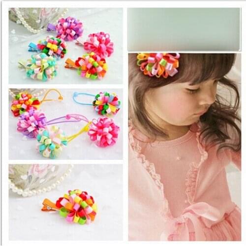 New 2019 Colorfully Boutique Bows Elastic Hair Band For Girl And Woman Hair Accessories Ribbon Bow Hair Tie Rope Hair Band