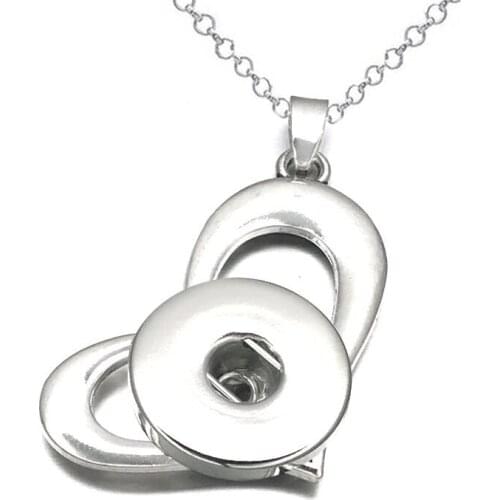 Wholesale Heart 071 Ginger fit 12mm 18mm Snap Button Jewelry Pendants Necklace Interchangeable Charm Jewelry For Women gift