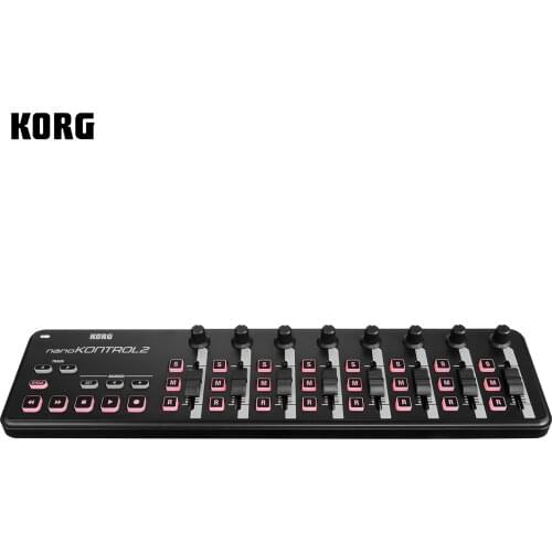 Portable MIDI Control KORG nano KONTROL2 Slim-Line USB Controller MIDI Control Surface with USB Cable