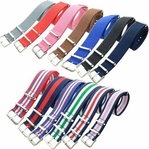 NATO Nylon Strap Woven Watch Bands for DW Watch Men Women Accessories Bracelet WristBand for Daniel Wellington 18mm 20 Mm Watch
