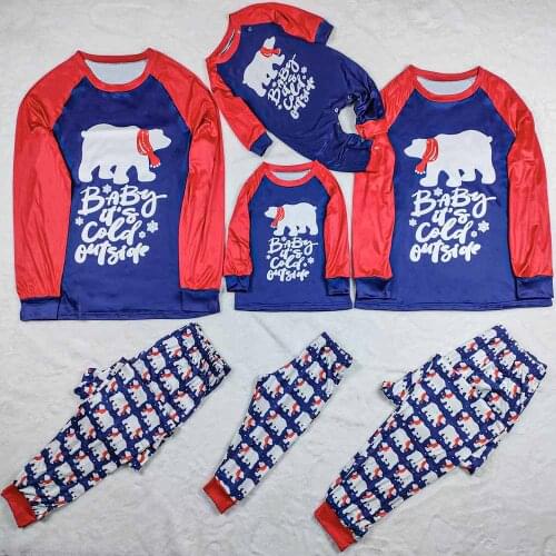 Christmas Pajamas Boys Clothes Family Matching Outfits Childrens Clothing Girls Mom Dad Teenager Baby Christmas Pajamas Sets