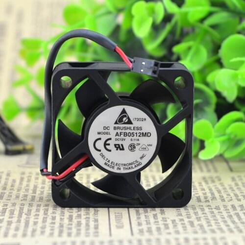 Brand new original 5CM 5020 double ball chassis fan 12V 0.11A AFB0512MD large air volume