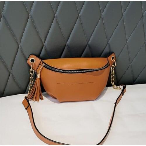 2021 PU Men Women Belt Bag Travel Bags Hip Bum Waist Bag Phone Holder Bag