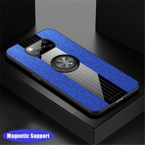 Heavy Duty Armor Case For Xiaomi Mi Poco X3 NFC Pro Funda Car Magnetic Holder Ring Cover For Xiomi POCO X3 Pro NFC Capa Coque