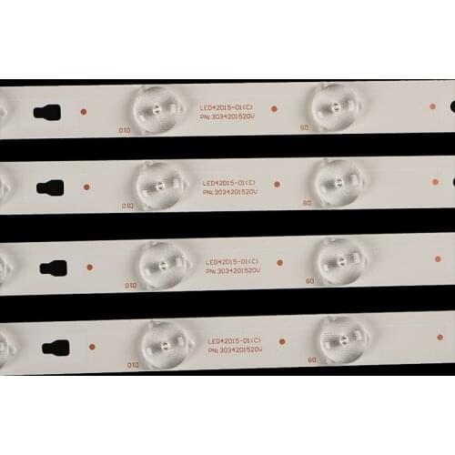 LED Backlight Strip 15lamp LED42D15-01(C) 3034201520V For Hai er LE42B310G LS42H6000 LE42B510F LS42K5500 100% New 1set=8pcs