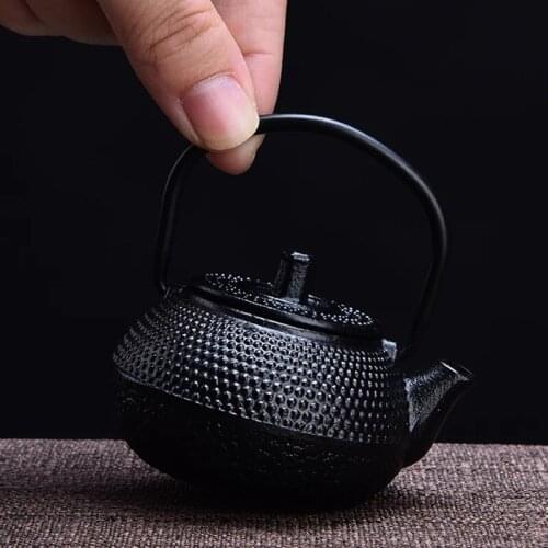 Vintage Cast Iron Teapot Tea Pet Decoration Mini - Small Teapot Pots Small Gold Tea Home Decoration Ornaments