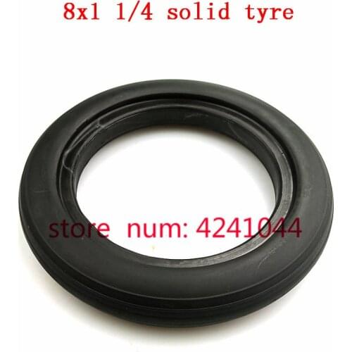 High-quality 1pcs 8x1 1/4 (200x45) Electric scooter solid tyre 8*1 1/4 200*45 non inflation solid tyre 8 inch tyre