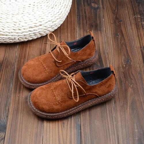 Japanese Retro Round Head Martin Shoes Mori Retro Harajuku Style Big Head Doll Shoes Muffin Thick Bottom Casual Womens Shoes