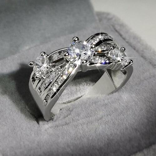 S925 Sterling Silver Ring for Women Diamond Wedding Fine Jewelry for Luxury Christmas Heart Diamond Vintage 925 Silver Women