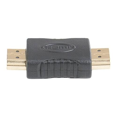 GOLD HDMI MALE to HDMI MALE Connector Adapter free shipping
