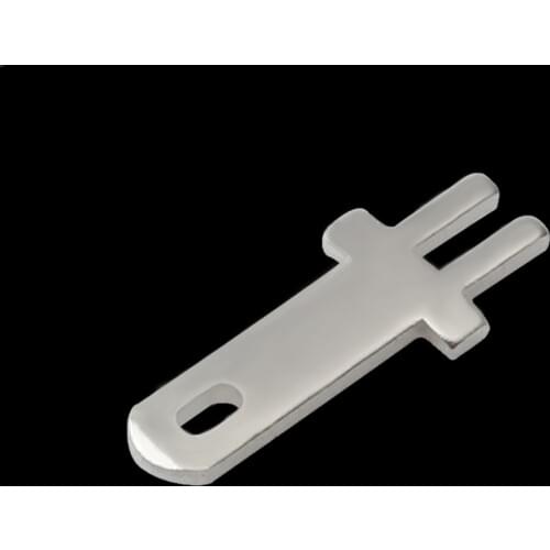 100pcs 2.8 Inserts Plug Spring Terminal PCB Solder lug type thickness 0.5mm 0.8mm two legs,PCB welding sheet Terminals