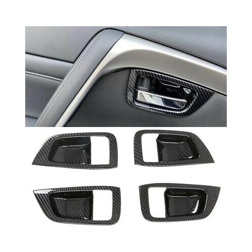 4* Side Door Handle Bowl Cover Trim For Mitsubishi Montero / Pajero Sport 16-20