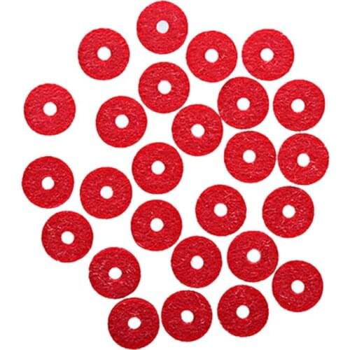 90Pcs Piano Keyboard Felt Front Rail Regulating Punchings Repair Parts (Red)