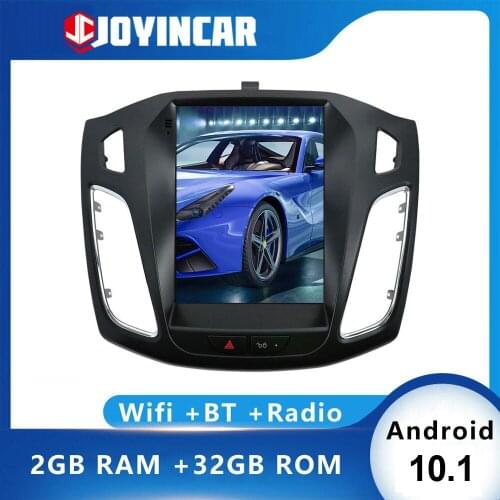 JOYINCAR Android 10.1 Vertical screen Car GPS Navigation For Ford Focus 2012-2016 Head Unit Multimedia Player 9.7'' Autoradio