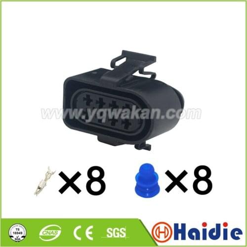 Free shipping 5sets 8pin Auto Oil nozzle plug Fuel spray nozzle plug diesel common rail crankshaft connector 3A0 973 734