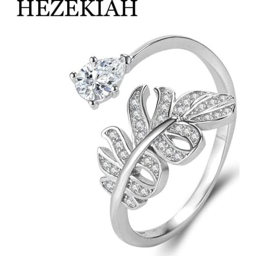 Кольца с фианитами для женщин CHUHAN China At AliExpress