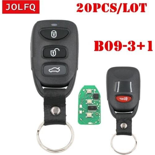 DHL Free shipping KD B09-3+1 For KD900/KD900+/URG200 Key Programmer B Series Remote Control KD B09-3+1 4 Button car remote key