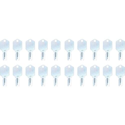 20X Forklift Ignition Keys for Clark Crown Gradall Gehl Hyster Komatsu Yale #166